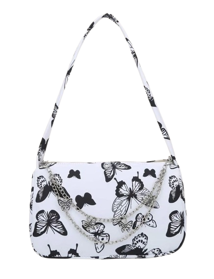 Butterfly Pattern Stylish Chain Bag